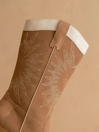 The Halle Camel Western Boot - Select Trends Boutique