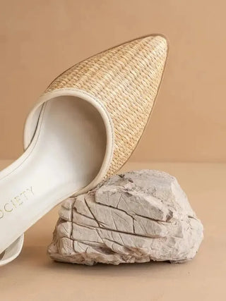 The Princess Woven Ankle Strap Heel - Select Trends Boutique