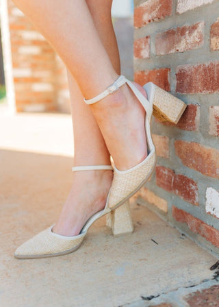 The Princess Woven Ankle Strap Heel - Select Trends Boutique