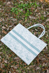 The Sienna Sage Floral Tote - Select Trends Boutique