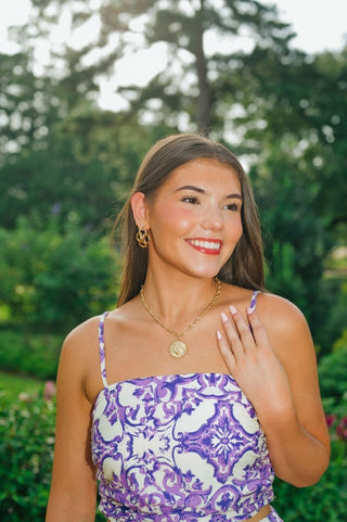 Tiger Coin Pendant Necklace | Select Trends Boutique