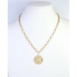 Tiger Coin Pendant Necklace | Select Trends Boutique
