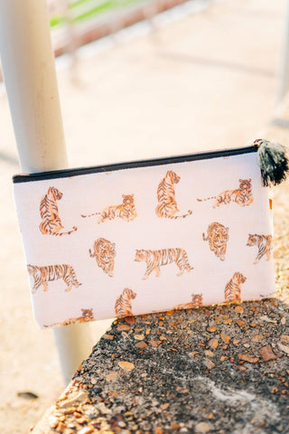 Tiger Cosmetic/Travel Bag - Select Trends Boutique
