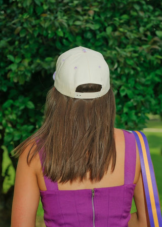 Tigers Lavender Gingham Trucker Hat | Select Trends Boutique
