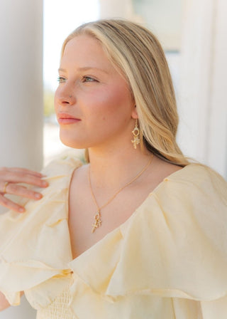 Blush Pink Floral Puff Sleeve Blouse | Select Trends Boutique
