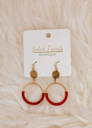 Two Tone Gold Hoops | Select Trends Boutique