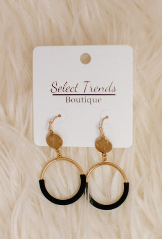 Two Tone Gold Hoops | Select Trends Boutique