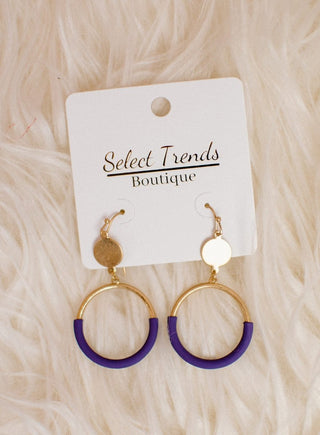 Two Tone Gold Hoops | Select Trends Boutique