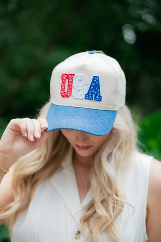 USA Embroidered Trucker Hat | Select Trends Boutique