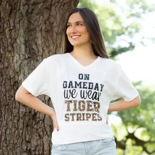 We Wear Tiger Stripes Tee - Select Trends Boutique