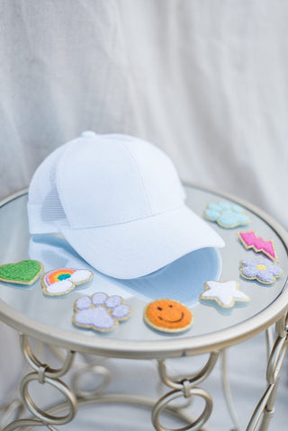 White Basic Trucker Cap | Select Trends Boutique