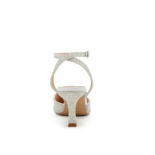 White Beaded Pearl Ankle Strap Heels | Select Trends Boutique