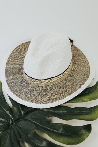 White Bride Tribe Straw Hat | Select Trends Boutique