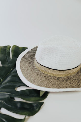 White Bride Tribe Straw Hat | Select Trends Boutique