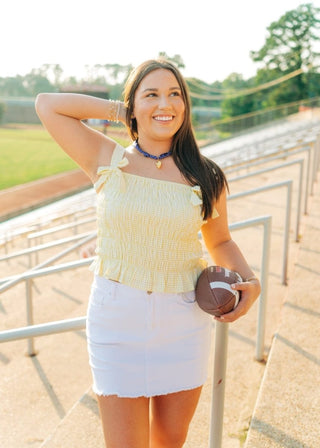 White Frayed Hem Mini Skirt | Select Trends Boutique