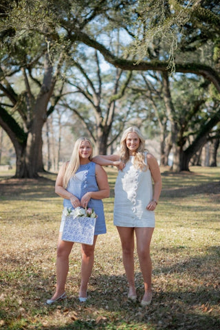 White Linen Button Up Scallop Dress - Select Trends Boutique