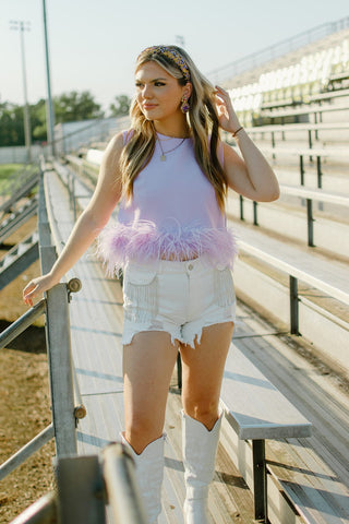 White Rhinestone Denim Shorts