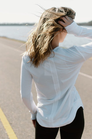 White Ultra Soft Long Sleeve Top | Select Trends Boutique