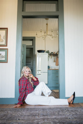 White Wide Leg Jeans | Select Trends Boutique