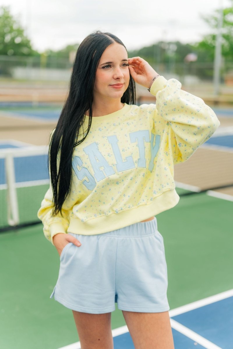 Yellow Floral Salty Short Set