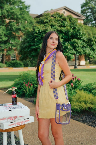 Yellow Linen Fit & Flare Mini Dress | Select Trends Boutique