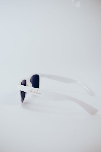 Bride White Sunglasses