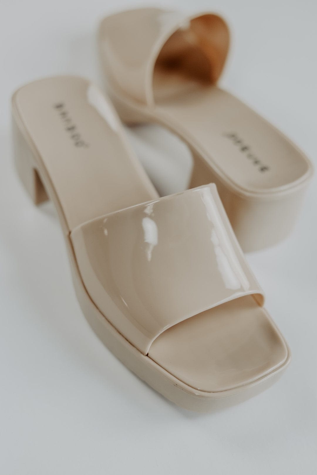 Nude Jelly Mules