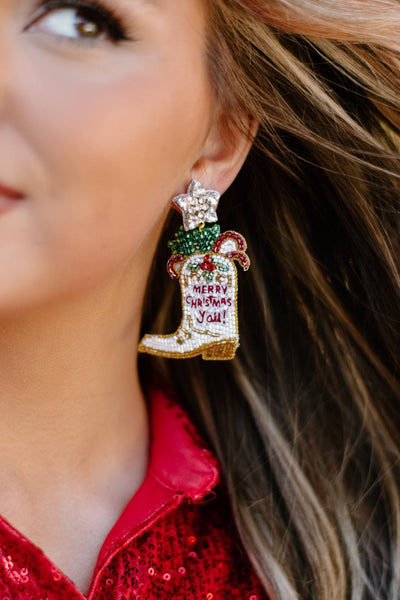Taylor Shaye Country Christmas Earrings