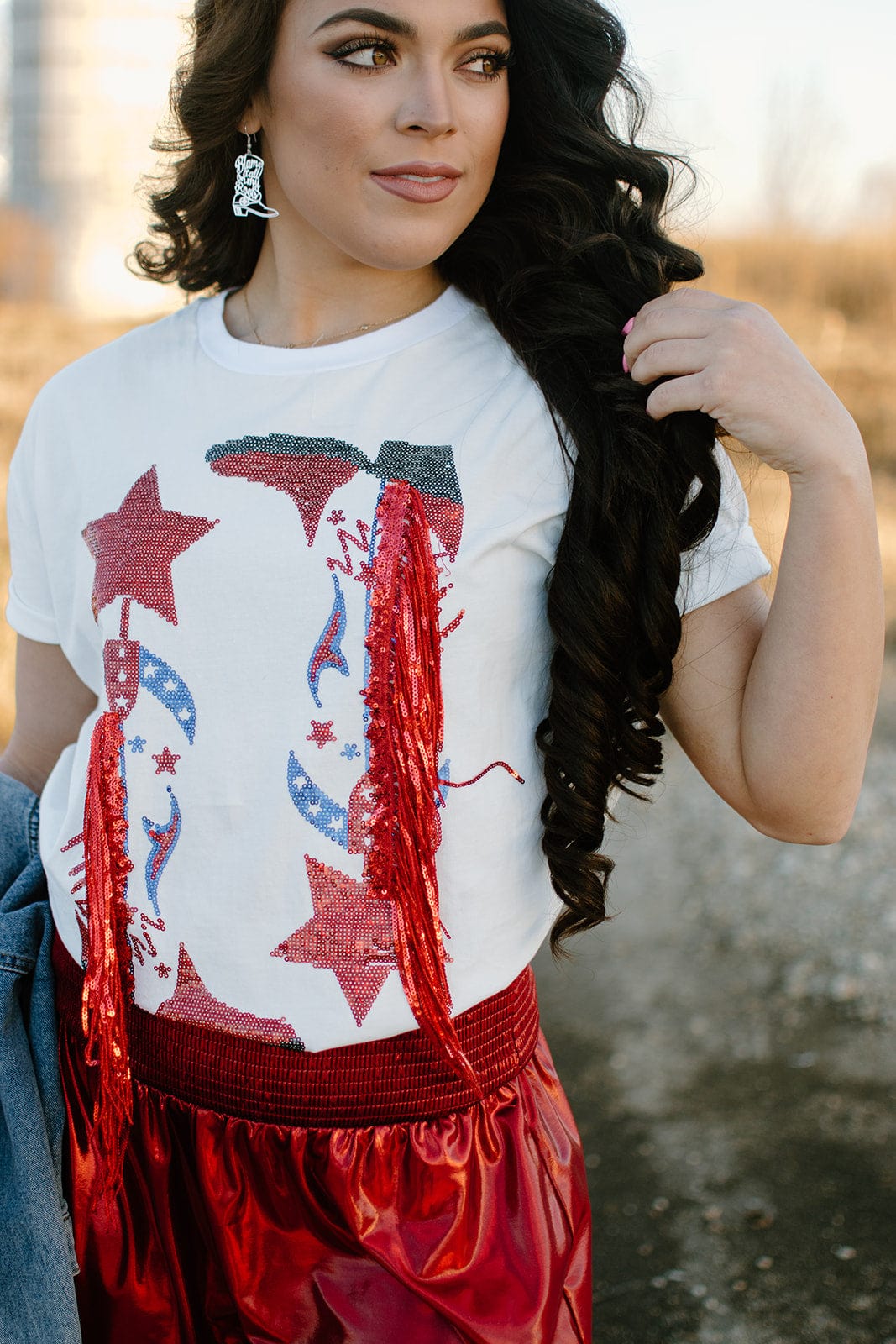 Cowgirl Fringe Graphic Tee