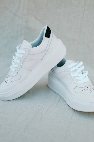 White Platform Sneaker