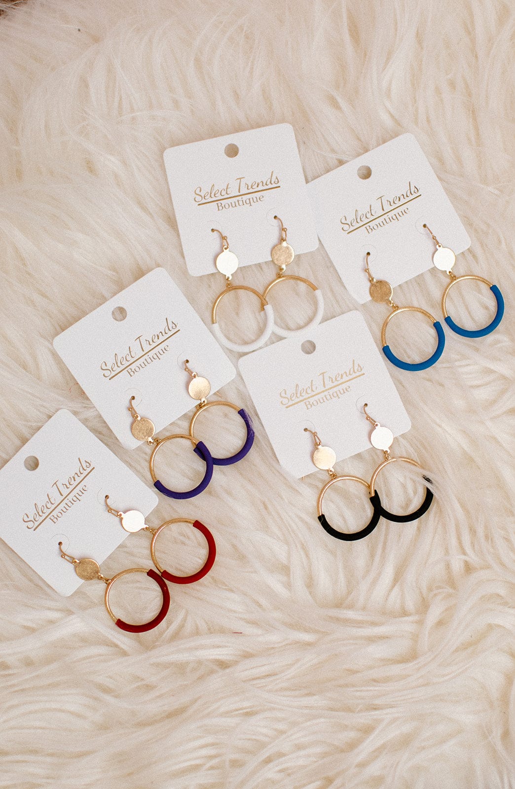 Two Tone Gold Hoops