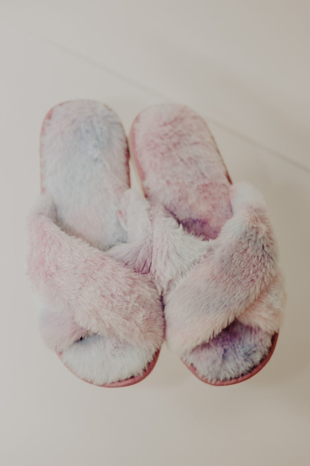 Berries N Cream Fuzzy Slippers - Select Trends Boutique