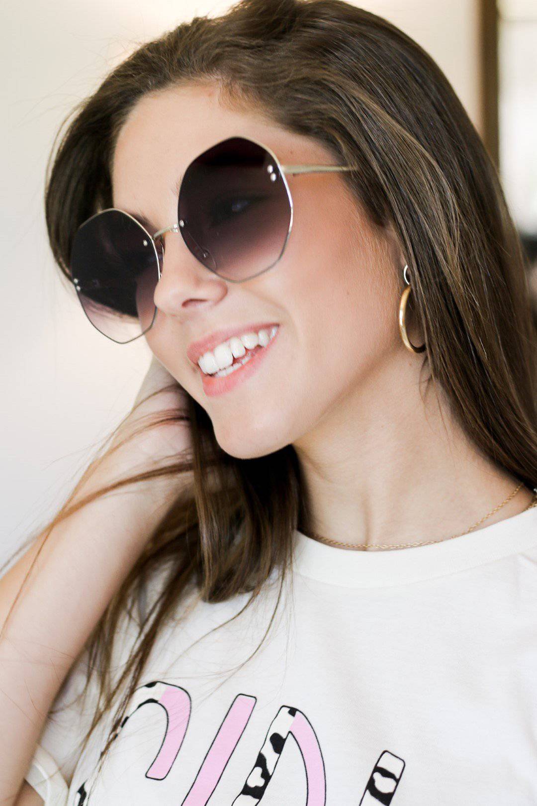 Black Geo Sunnies - Select Trends Boutique