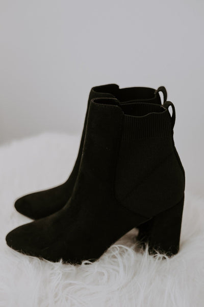 Black Main Girl Booties - Select Trends Boutique