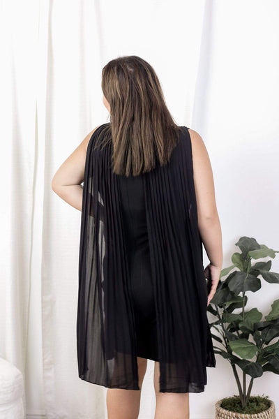 Black Slit Sleeve Dress - Select Trends Boutique