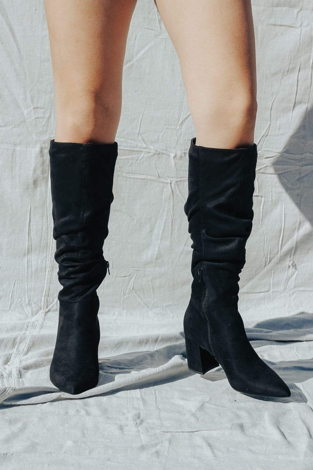 Black Swing My Way Boots - Select Trends Boutique
