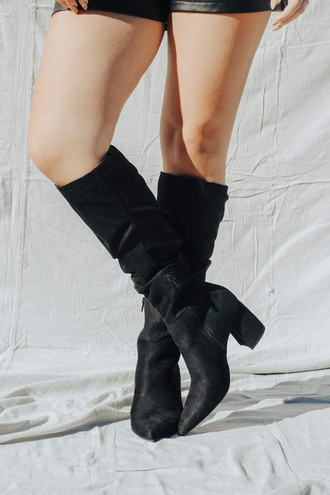 Black Swing My Way Boots - Select Trends Boutique