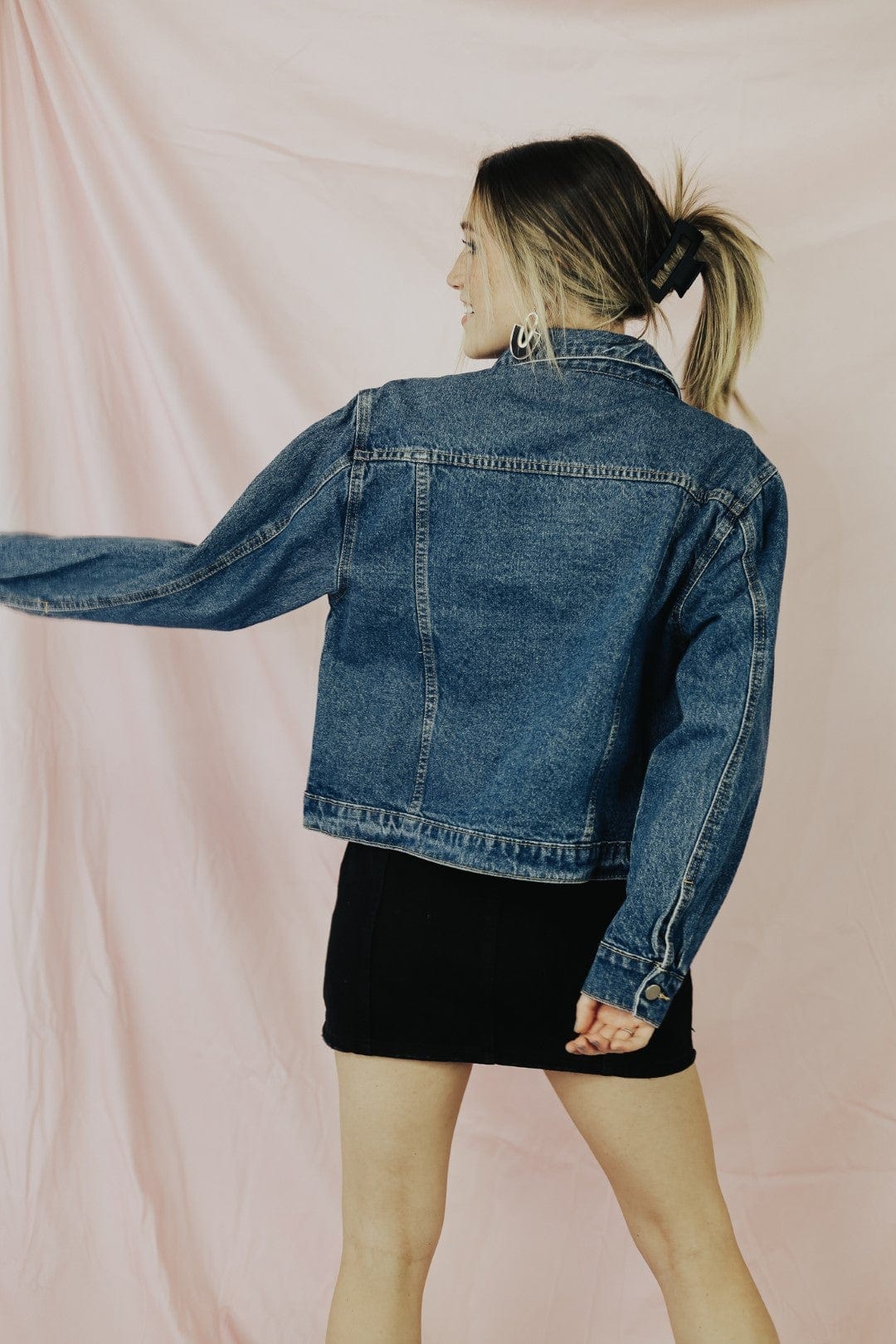Came To Charm Denim Jacket - Select Trends Boutique