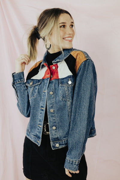 Came To Charm Denim Jacket - Select Trends Boutique