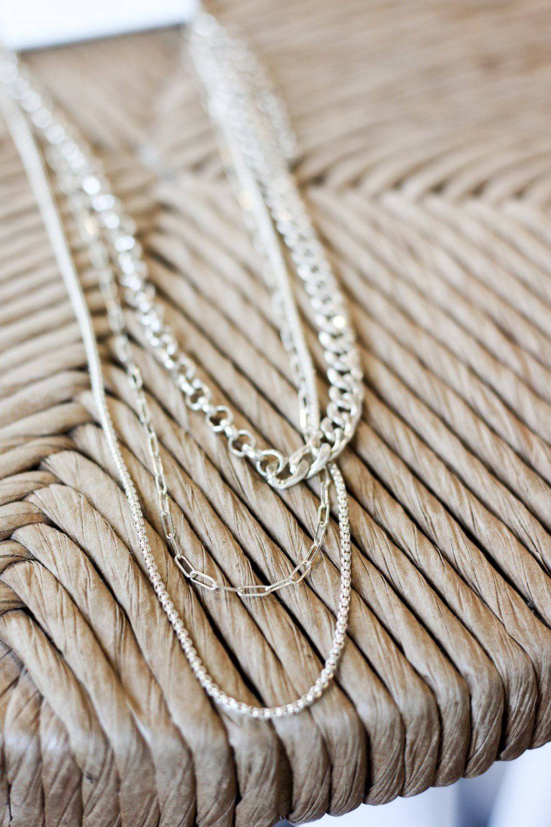 Gold Triple Loop Chain Necklace - Select Trends Boutique