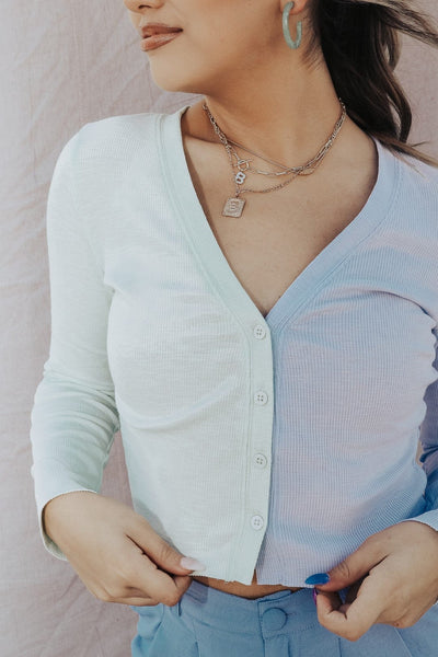 Mint For You Button Up Top - Select Trends Boutique