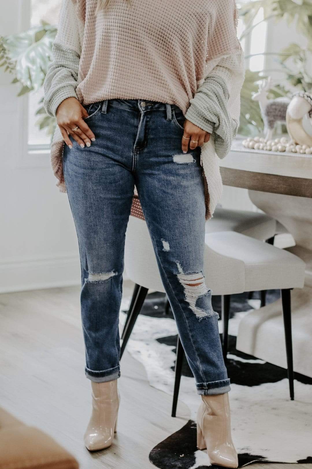 On Point Distressed Skinny Jean - Select Trends Boutique