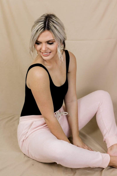 Pink Wool Daydreamin' Sweatpant - Select Trends Boutique
