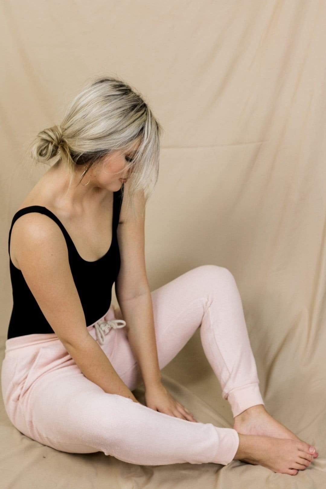 Pink Wool Daydreamin' Sweatpant - Select Trends Boutique