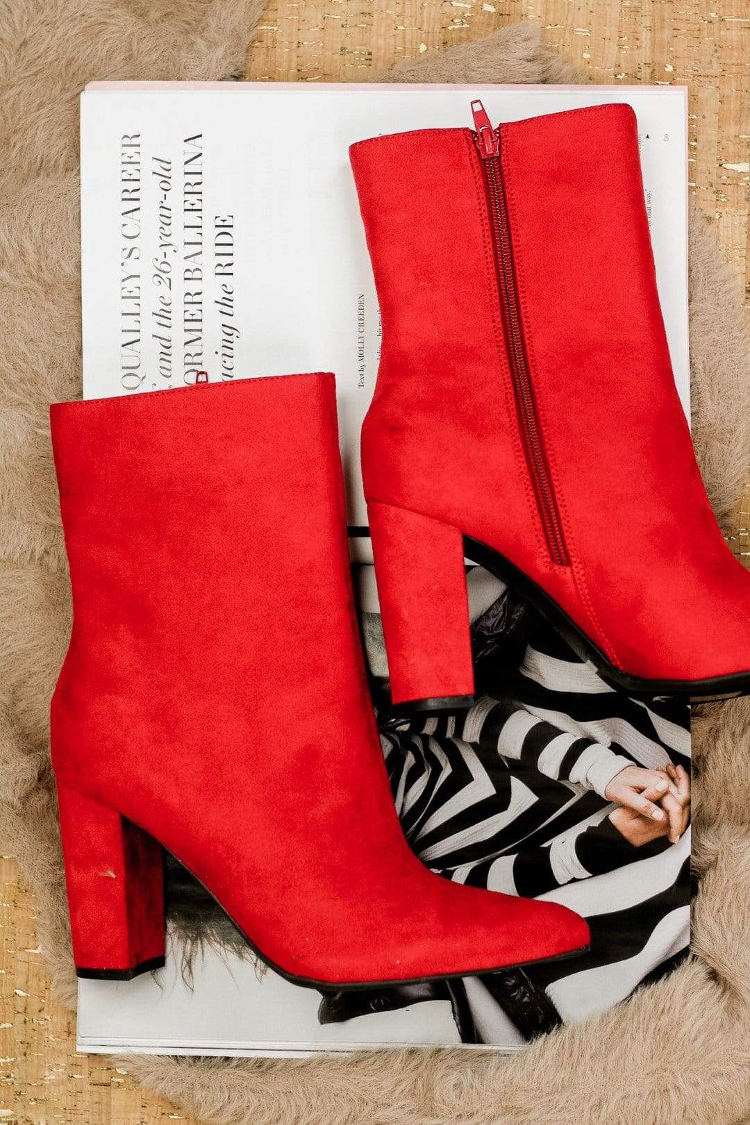 Red Hot Booties - Select Trends Boutique
