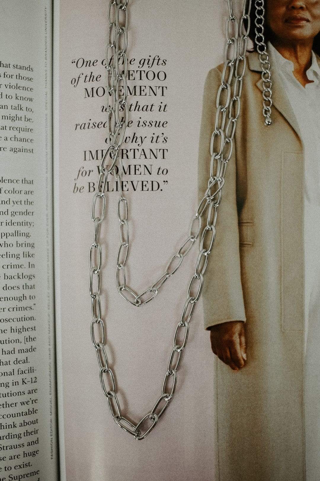 Silver Double Link Chain - Select Trends Boutique
