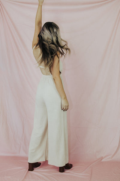 Taupe Serendipity Jumpsuit - Select Trends Boutique