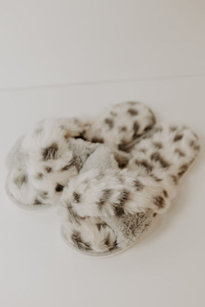 Wild Nights Leopard Slippers - Select Trends Boutique
